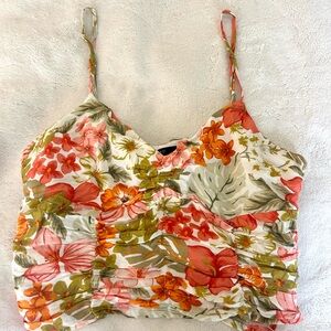 Floral Spaghetti Strap Top